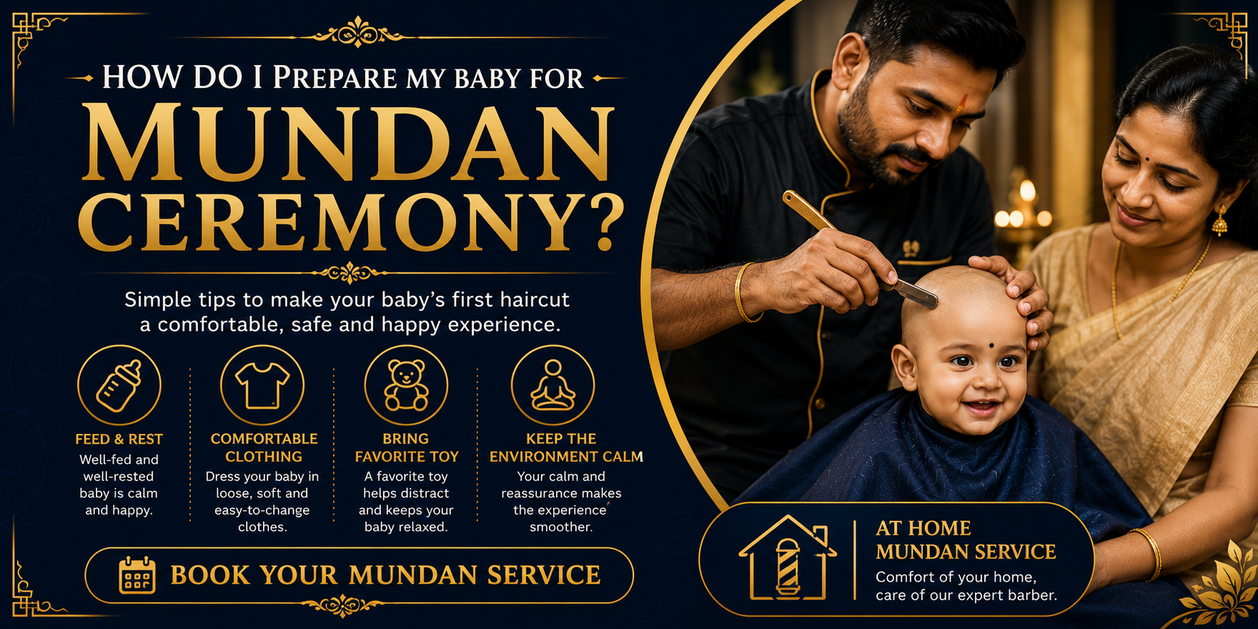 How to Prepare Your Baby for a Mundan Ceremony