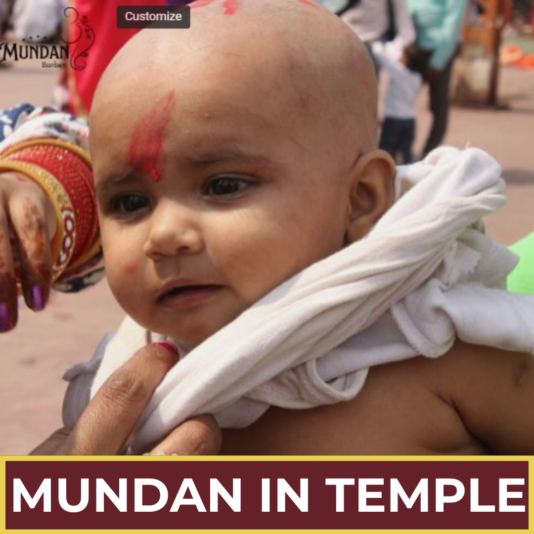 Mundan at temple
