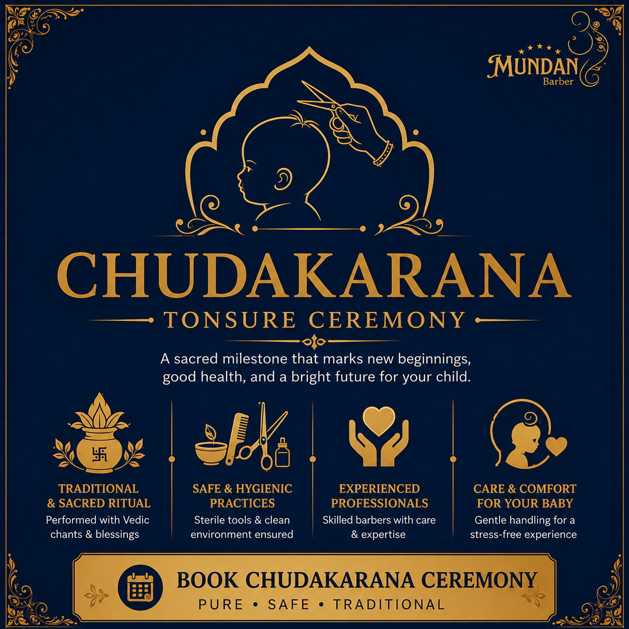 Chudakarana Ceremony Barber